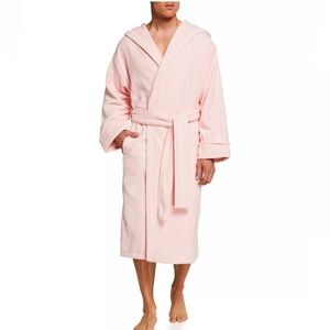 Versace Pink Hooded Robe
